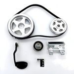 KIT POLIA VW FUSCA COM RODA FÔNICA PRATA-010