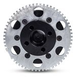 POLIA RODA FÔNICA COM SUPORTE SENSOR E ENGRENAGEM PARA BOMBA ÓLEO VW AP 8V PRETA-027