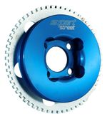 POLIA RODA FÔNICA STREET COM SUPORTE SENSOR VW AP 8V AZUL-027