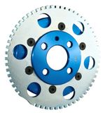 POLIA RODA FÔNICA STREET COM SUPORTE SENSOR VW AP 8V AZUL-027