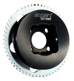 POLIA RODA FÔNICA STREET COM SUPORTE SENSOR VW AP 8V PRETA-027