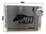 Radiador De Água Racing Ford Mustang V8 05-14 - Metal Horse