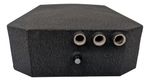 TANQUE COMBUSTÍVEL 10L COM TAMPA PARA ABASTECIMENTO VW GOL G1/G2/G3 E SIMILARES FRENTE RADIADOR PRETO TEXTURIZADO-0122