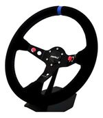 VOLANTE DAKAR CAMURÇA PRETO TARJA AZUL-041