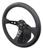 VOLANTE DAKAR COURO PRETO TARJA PRETA-041