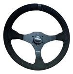VOLANTE RING CAMURÇA PRETO TARJA PRETA-041