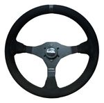 VOLANTE RING CAMURÇA PRETO TARJA PRETA-041