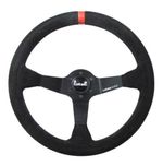 VOLANTE WRC CAMURÇA PRETO TARJA VERMELHA-041