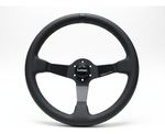 VOLANTE WRC COURO PRETO TARJA PRETA-041