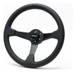 VOLANTE WRC COURO PRETO TARJA PRETA-041
