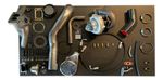 KIT TURBO COMPLETO SLIM VW AP 8V CARBURADO PULSATIVO PARA CIMA FAROL-055