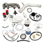 KIT TURBO COMPLETO VW AP 8V CARBURADO SEM AR/DIREÇÃO MONO DESLOCADO PARA BAIXO BASE TURBINA T3-055