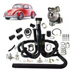 Kit Turbo Fusca A Ar Corpo Carburação Dupla + Turbina Zr T2