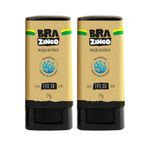 Kit Duo Protetor Solar Facial Brazinco FPS 50 - Bege Médio