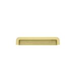 Puxador Embutido Recartilhado M1240 96MM Dourado Pvd