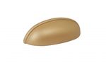 Puxador Concha Bari 64MM  - Ouro Fosco