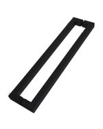 Puxador Duplo Goal 1000MM Preto
