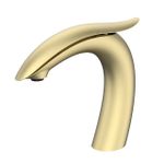Misturador Monocomando Bica Baixa Swan Ouro Escovado