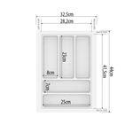 Divisor de Talheres Branco 325X440X50