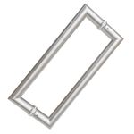 Puxador Duplo DF912 300MM - Inox Escovado
