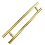 Puxador Duplo DF907 600MM - Dourado