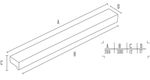 Puxador Malfa IL 1521 288MM - Aço Escovado