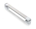 Puxador Abak 192MM Acetinado C/ Cromado