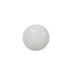 Puxador Cerâmica Redondo Liso Branco 
