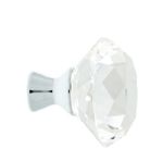 Puxador M1109 C/ Cristal 30MM  - Cromado