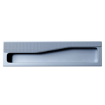 Puxador Concha Embutir Celleno IL1620 176MM - Gray