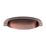 Puxador Concha Colonial 96MM - Cobre