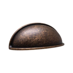 Puxador Concha Nozes 64MM - Cobre Antique Opaco