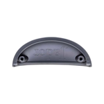 Puxador Concha Nozes 64MM - Black Silk Opaco