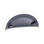 Puxador Concha Nozes 64MM - Black Silk Opaco
