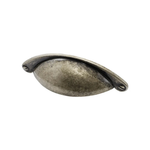 Puxador Concha Nuremberga 64MM  - Ouro Velho Tamboreado