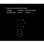 Puxador Sorento Ponto - Dourado Matte