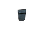 Puxador Couro Preto c/ Fivela 32MM Preto Opaco