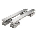 Puxador Duplo Home 300MM - Inox Polido