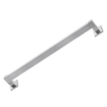 Puxador Bari Com Aplique Simples 300MM - Inox Polido c/ Cromo