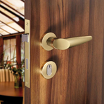 Maçaneta MA121 com Roseta R1 Externa Dourado