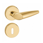 Maçaneta MA121 com Roseta R1 Interna Dourado