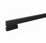Puxador Duplo Moma 1000MM - Preto
