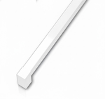 Puxador Ritz Sem Aplique Duplo 1000MM - Branco