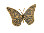 PUXADOR BORBOLETA OURO ANTIQUE OPACO