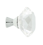 Puxador M1108  Pedra Cristal - Cromado