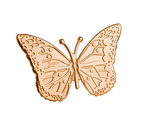 CABIDE BORBOLETA RED GOLD