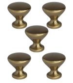 Kit 5 Puxadores Cup  - Gold Escovado