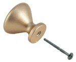 Kit 5 Puxadores Cup  - Dourado Matte