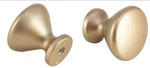 Kit 5 Puxadores Cup  - Dourado Matte