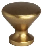 Kit 5 Puxadores Cup  - Dourado Matte